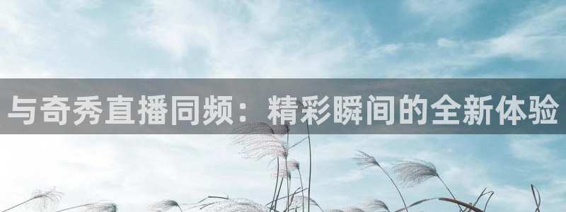柠檬体育在线直播nba：与奇秀直播同频：精彩瞬间的全新体验