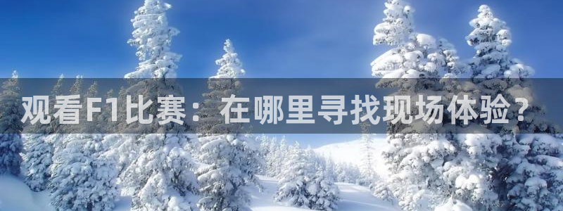 柠檬直播足球赛事：观看F1比赛：在哪里寻找现场体验？
